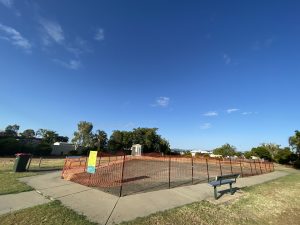 Empty lot at Steve Bell Park playground Emerald